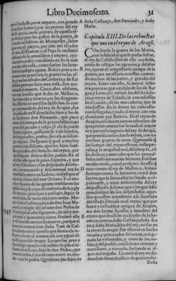 Libro decimo sexto, capitulo XIII