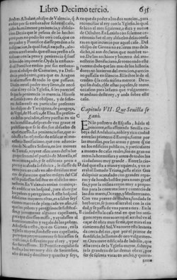 Libro decimo tercio, capitulo VII