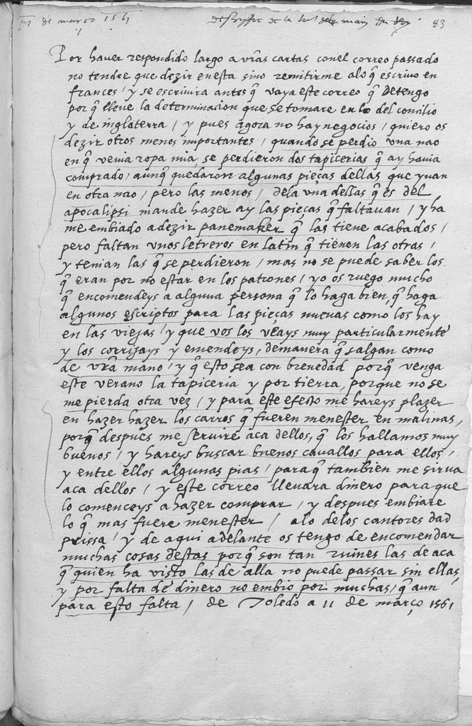 11 mars 1561