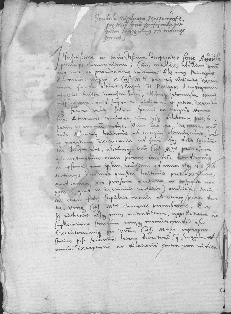 Deuxième supplique.